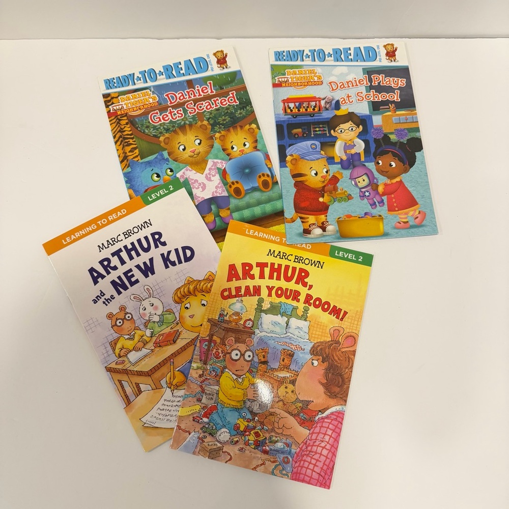 Lot Of 4 Books / Stories - Arthur and Daniel Kids Book Set